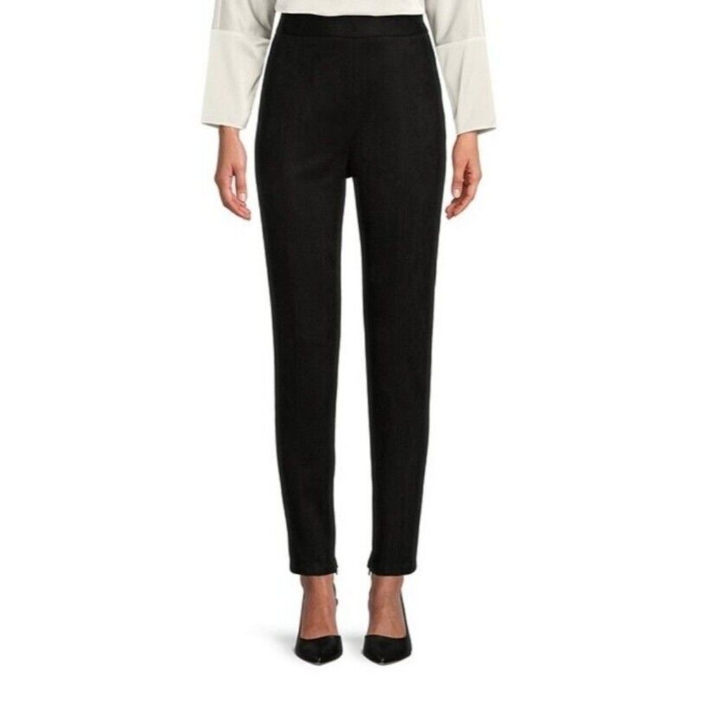 Preston & York Doris Faux Suede Stretch Ankle Pants Womens Plus 16 MSRP $89